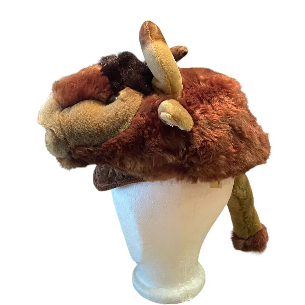 Jagg Plush Oz Animal Brown Hat‎ Adjustable Kids